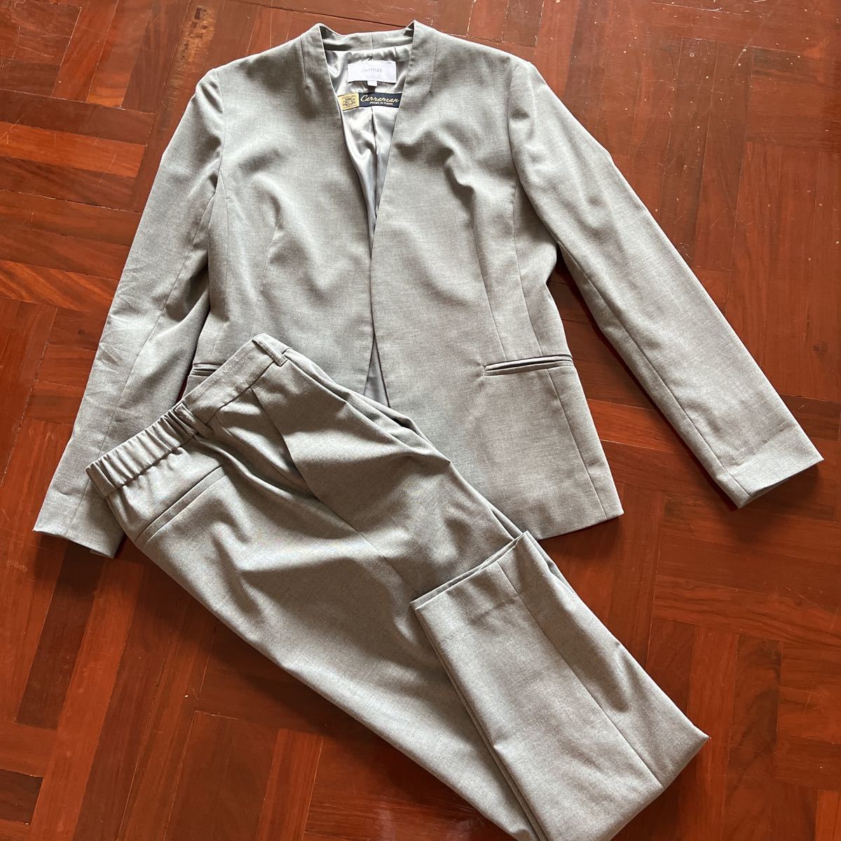 やや傷や汚れあり】アンタイトル キャリーマン セットアップ ノー