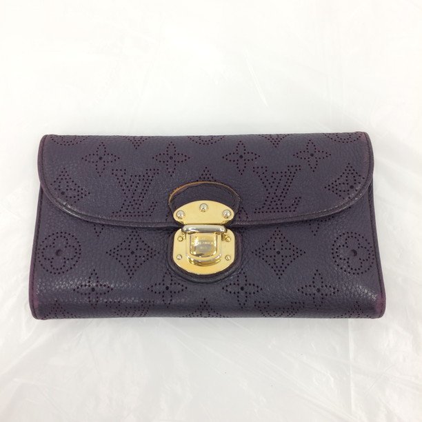 極美品】ルイヴィトン マヒナ ポルトフォイユ アメリア 長財布