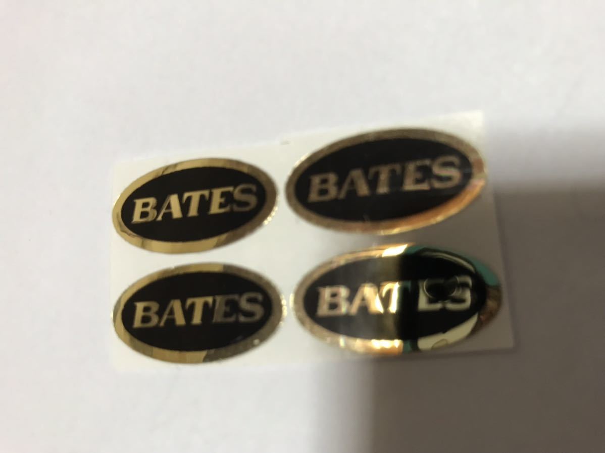 3枚BATES ヘッドライトデカール KD869 ヴィンテージハーレー ベイツ
