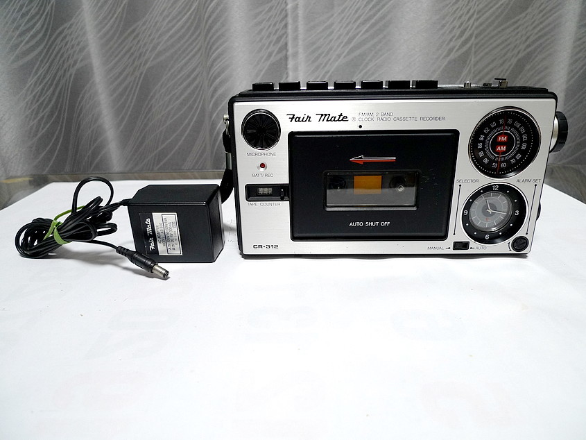 やや傷や汚れあり】昭和のラジカセ 朝日電機 Fair Mate CR-312