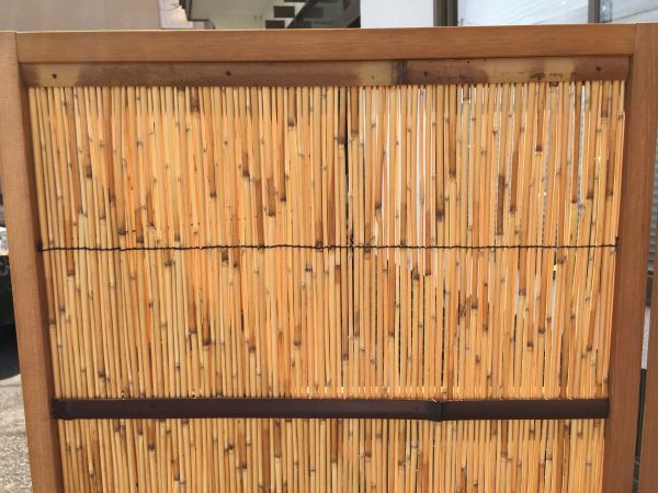 目立った傷や汚れなし】旧家蔵出 掘り出し物 花寄せ屏風 よし屏風 六枚
