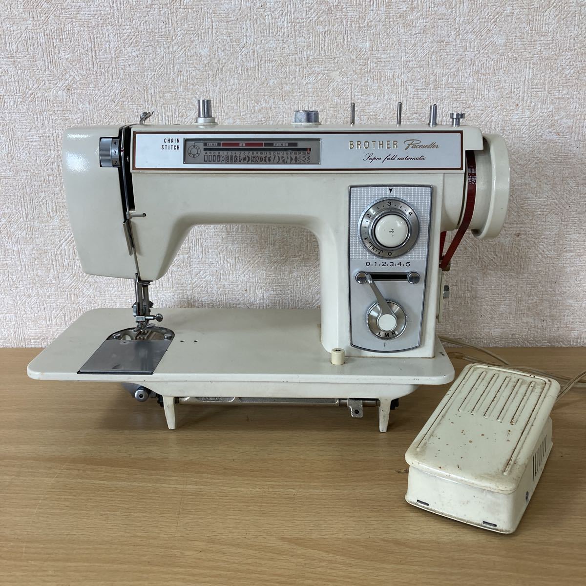 【傷や汚れあり】BROTHER ブラザー MH23 Pacesetter automatic ミシン ブラザーミシン レトロミシン