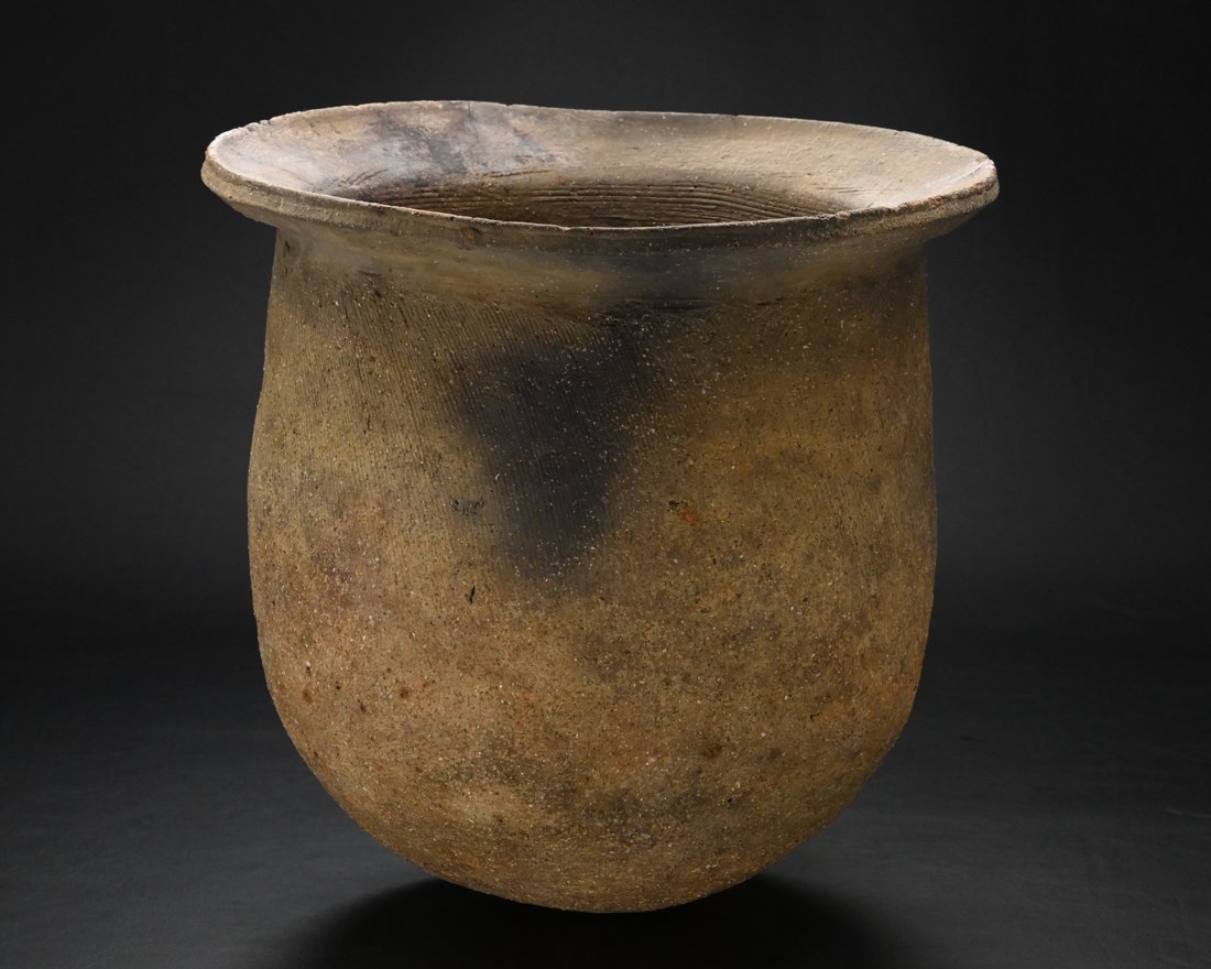 獅子摘 重銅蓋 在銘 砲口土器形鉄瓶