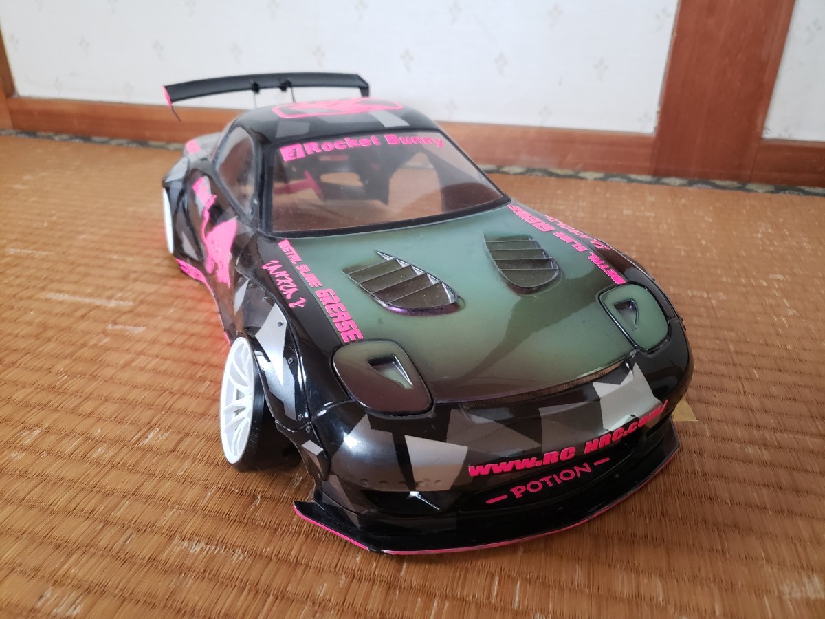 アディクション A90スープラ GOODRIDE FDJ仕様 制作済ラジコンボディ