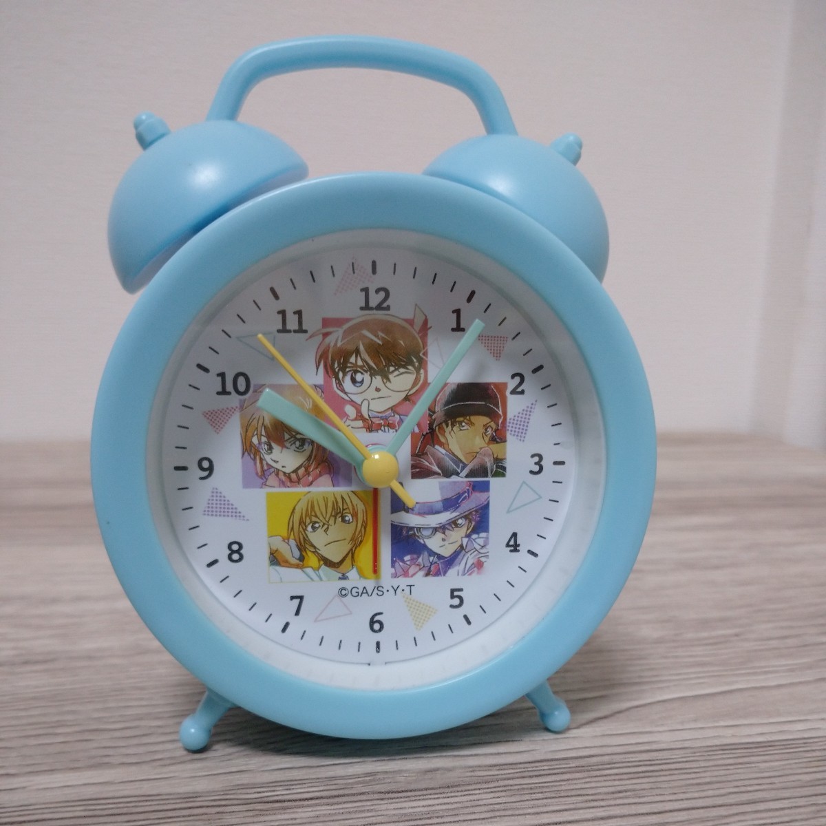 やや傷や汚れあり】◎名探偵コナン☆プチベルクロック 目覚まし時計