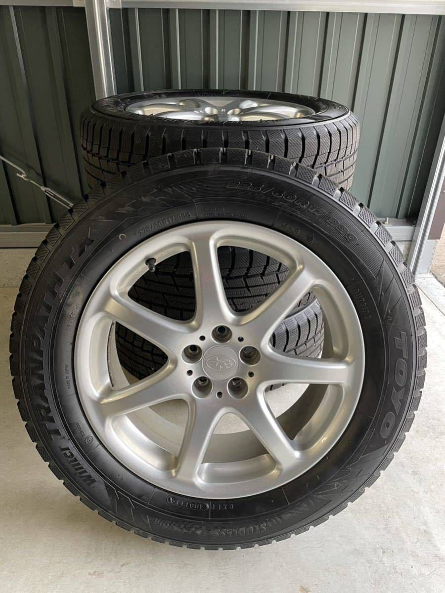スバル純正ホイールタイヤ 225/60R17
