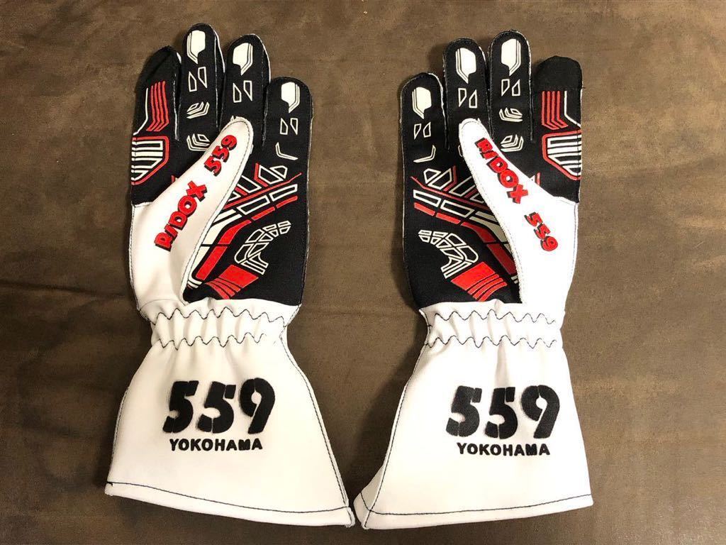 【MAX ORIDO】レーシンググローブ 外縫い　Mサイズ　130R 織戸学　ドリフト