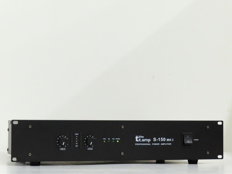 □ジャンク Thomann S-150mk2 パワーアンプ 【プロテクトが □ジャンク Thomann S-150mk2 パワーアンプ 【プロテクトが