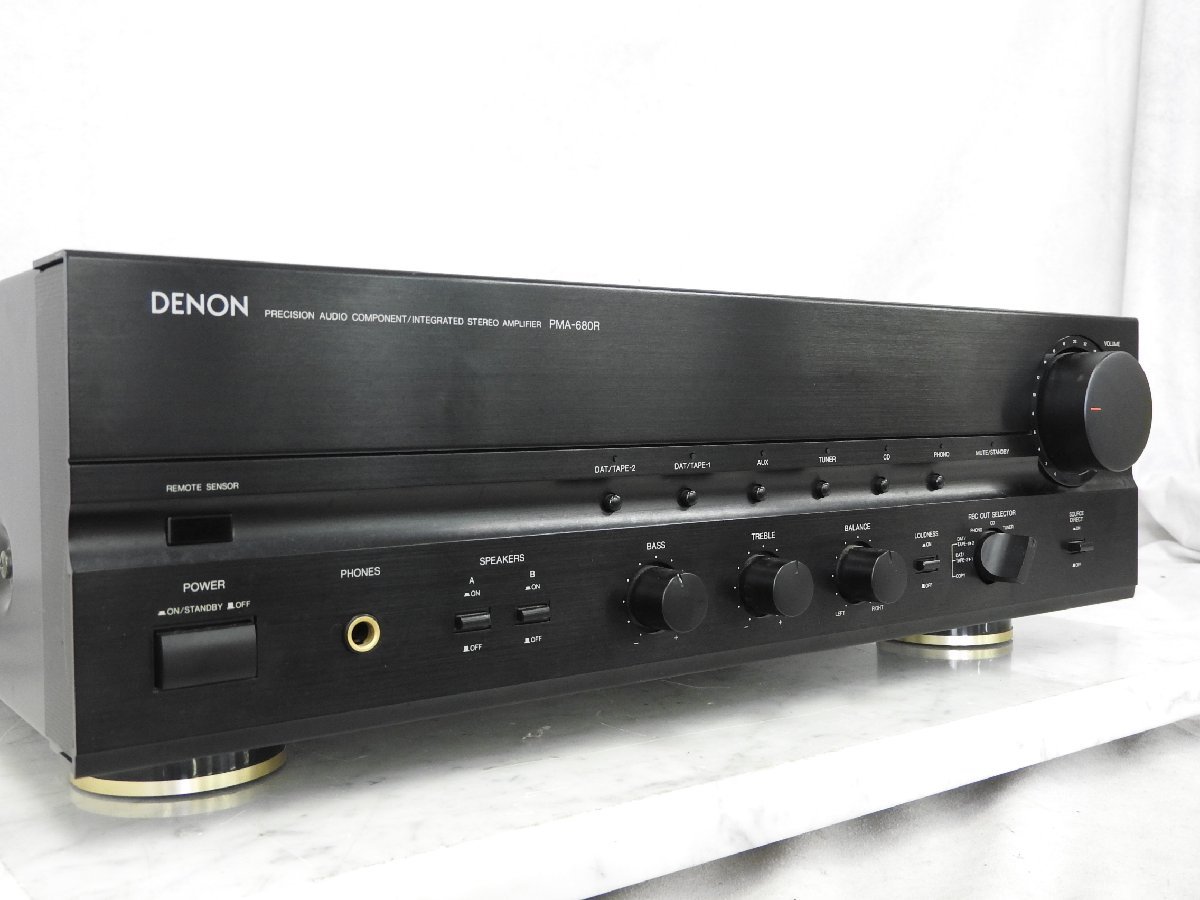 傷や汚れあり】☆ DENON デノン PMA-680R プリメインアンプ ☆中古☆の