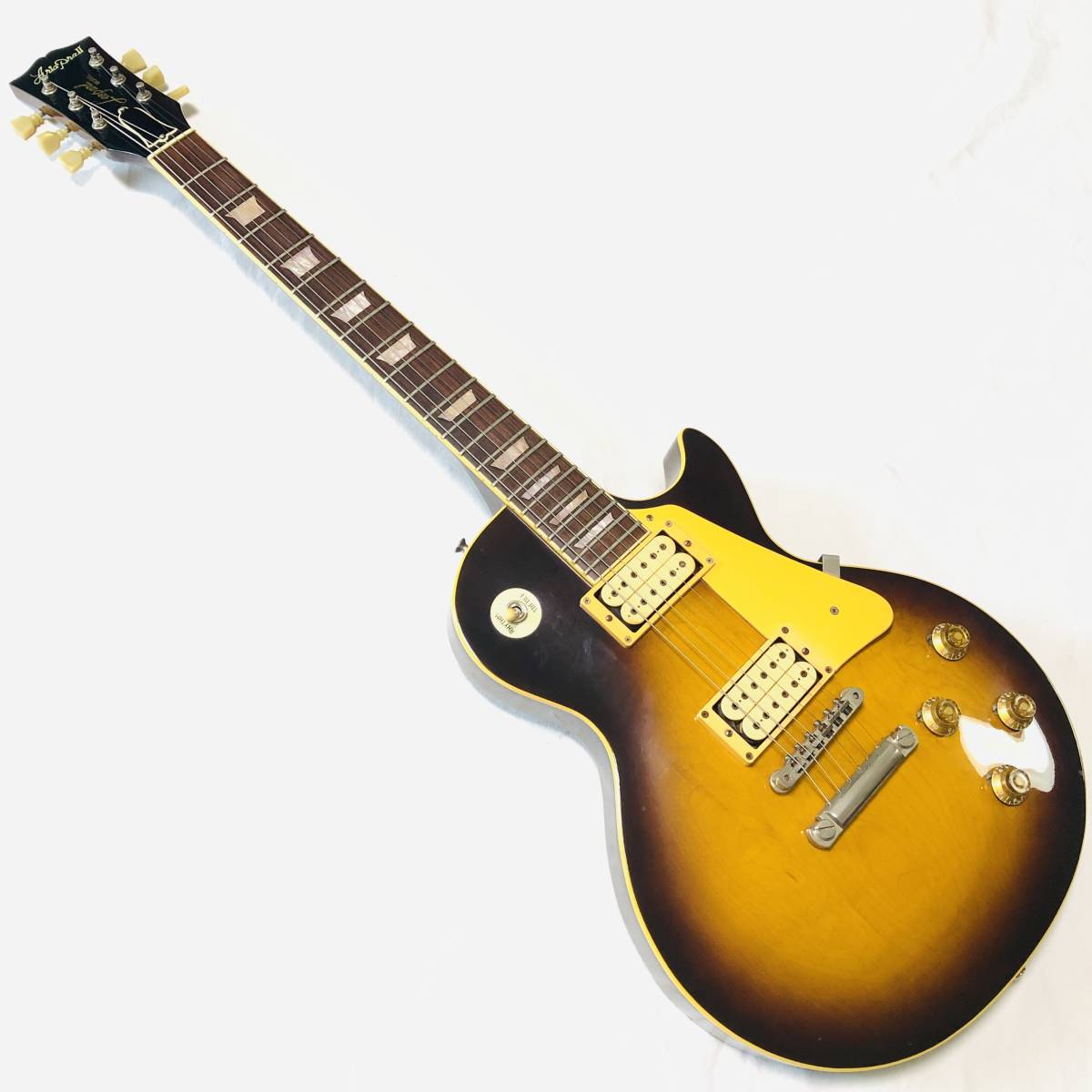 【やや傷や汚れあり】Aria Pro Ⅱ LS500D Leo Pard model DiMarzio 1981 アリアプロ レスポール