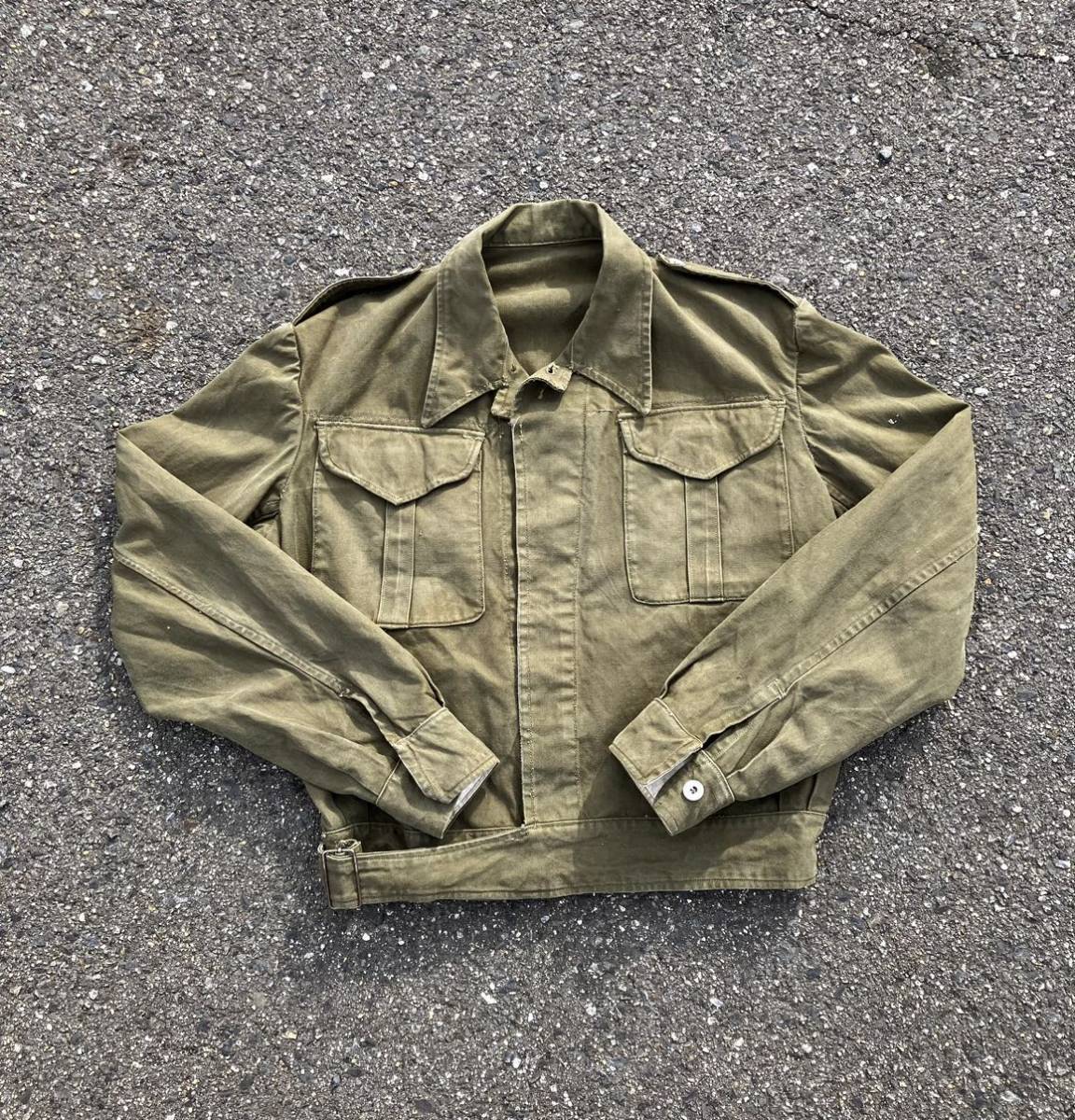 50s ヴィンテージ イギリス軍 バトルドレスジャケット 短丈