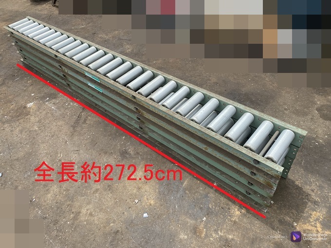 藤島製作所 アルミローラーコンベア 3m