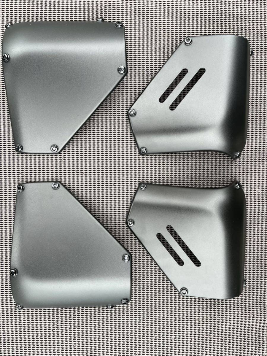 ジムニー JA11 Aピラーの 下ガード ドア ヒンジ アルミ コーナー