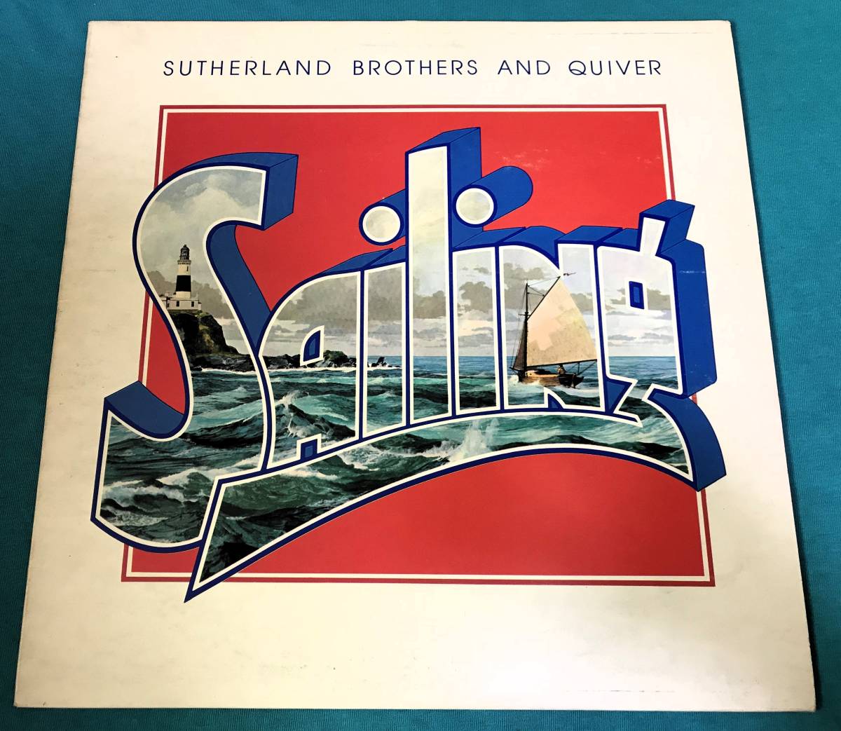 【傷や汚れあり】LP Sutherland Brothers And Quiver / Sailing UKオリジナル盤 ILPS 9358の