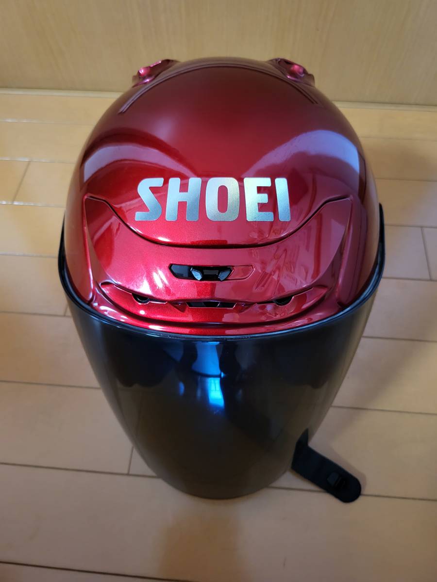 ☆SHOEI J-FORCE Ⅱ L size キャンディアップル レッド j force