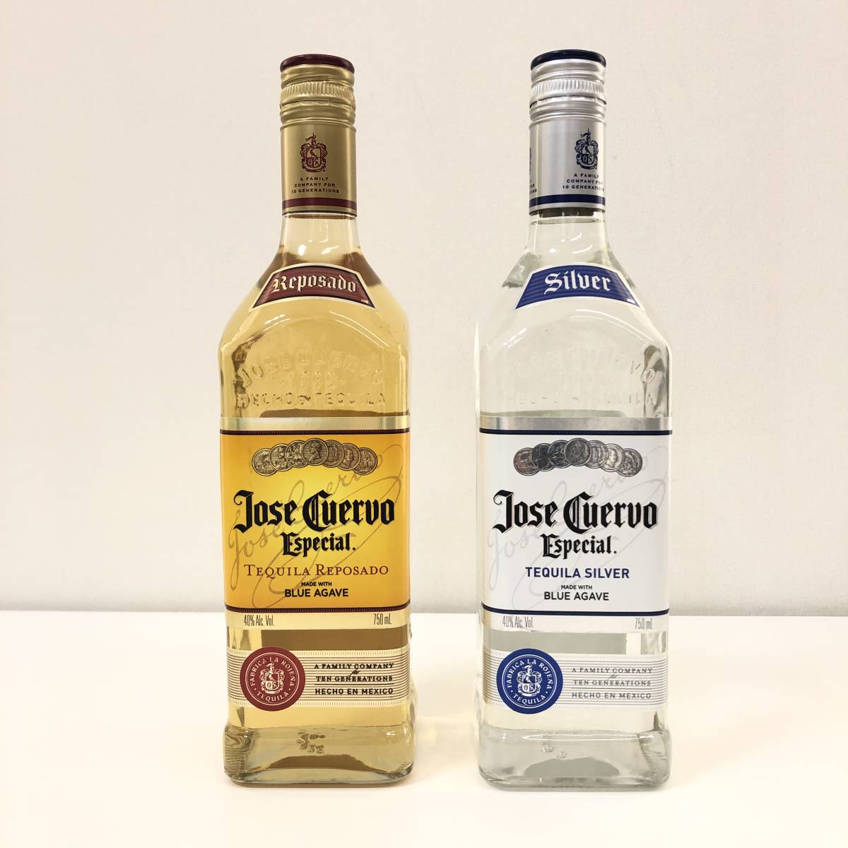 【傷や汚れあり】未開栓 Jose Cuervo ESPECIAL TEQUILA ホセ クエルボ エスペシャル シルバー ゴールド テキーラ