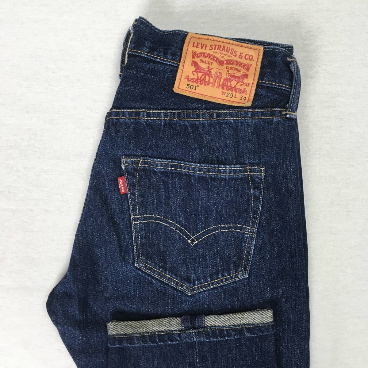 ☆ビンテージ90年代LEVISリーバイス501紙パッチデニムレギュラー
