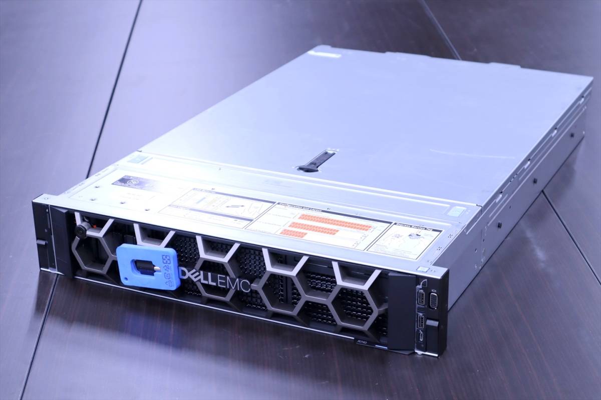 【やや傷や汚れあり】【即配】高性能ラックサーバ DELL PowerEdge R740 Xeon Gold 6132 14コア28スレッド ...