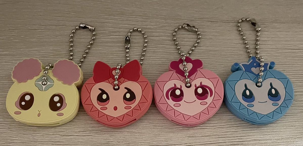 目立った傷や汚れなし】フレッシュプリキュア☆キーカバー 4種