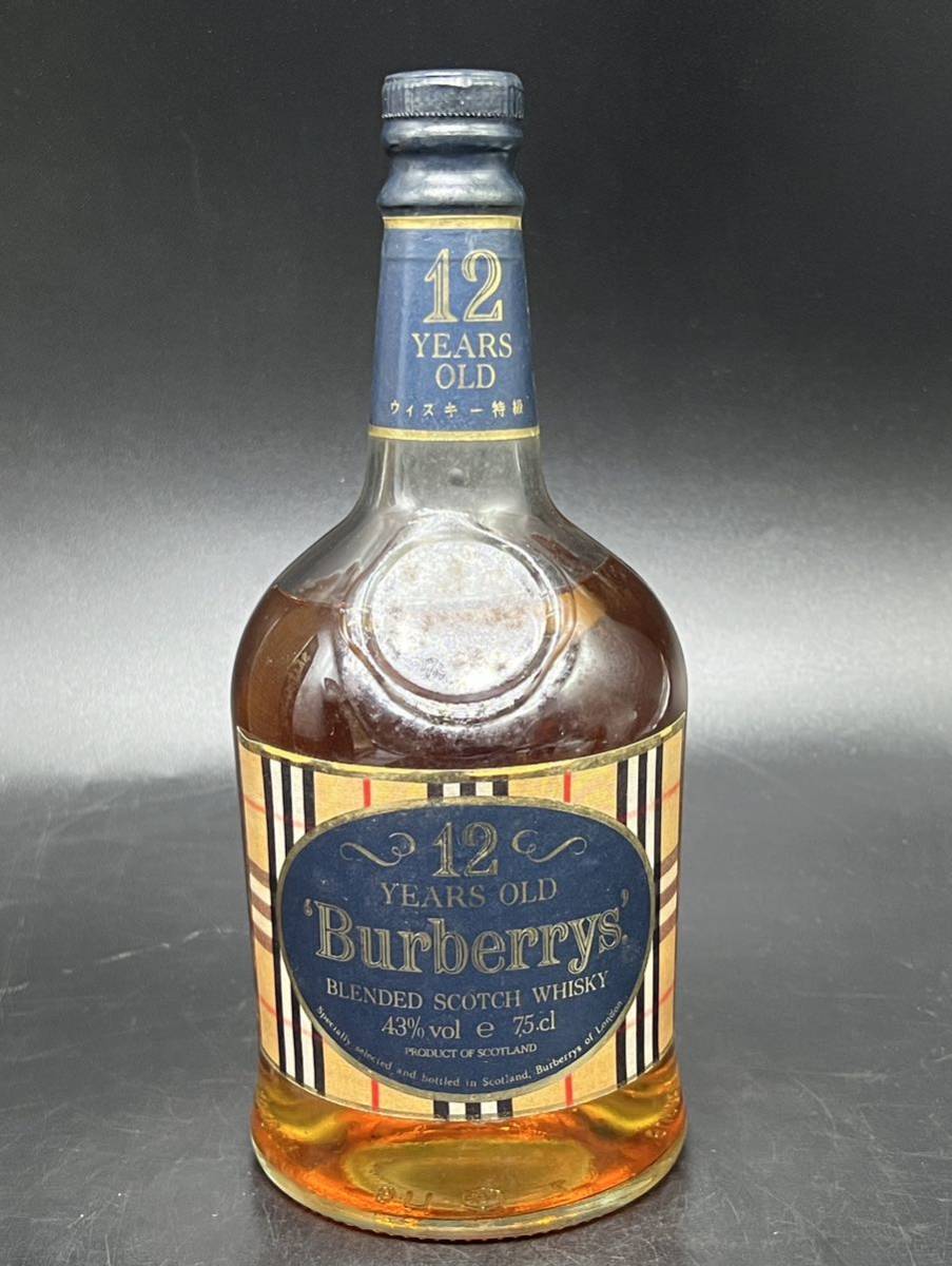 古酒 バーバリー 12年 ウィスキー 箱付き☆Burberrys 未開栓