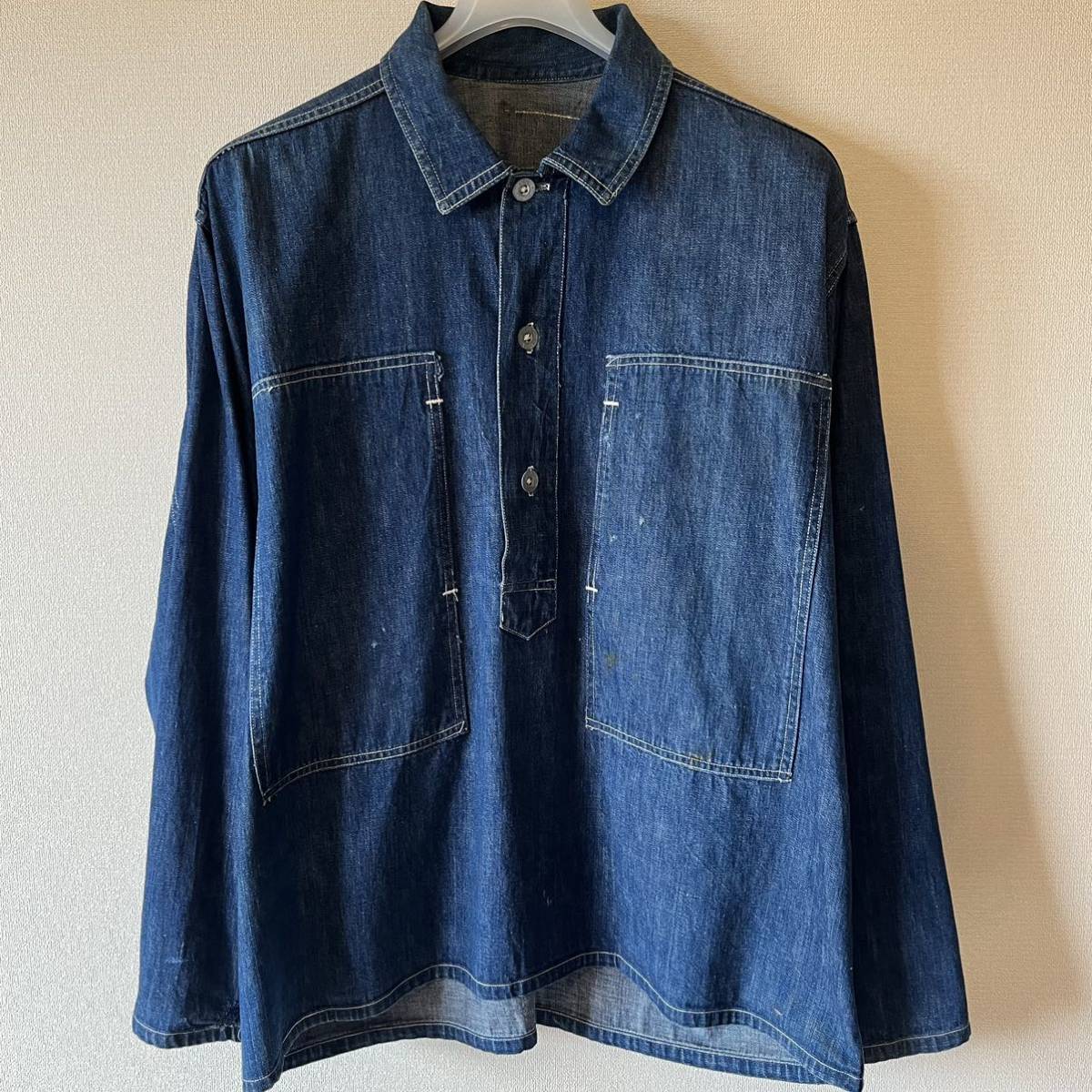 40s Vintage USN Navy デニム カバーオール 36 S 大戦 40s Vintage USN Navy デニム カバーオール 36 S 大戦 【公式通販】