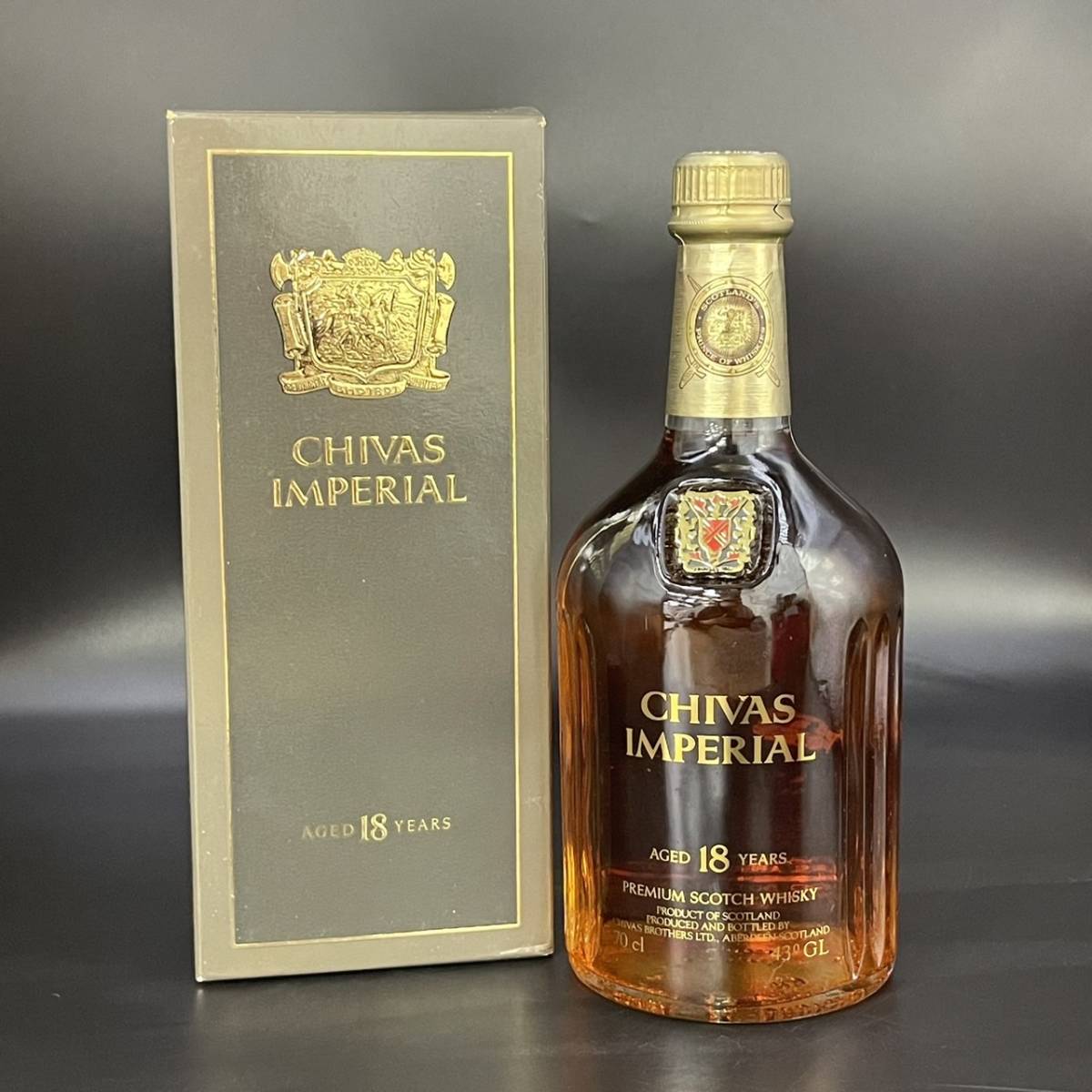 【傷や汚れあり】A294532(103)202/KY3000 酒 CHIVAS IMPERIAL 18年 PREMIUM SCOTCH