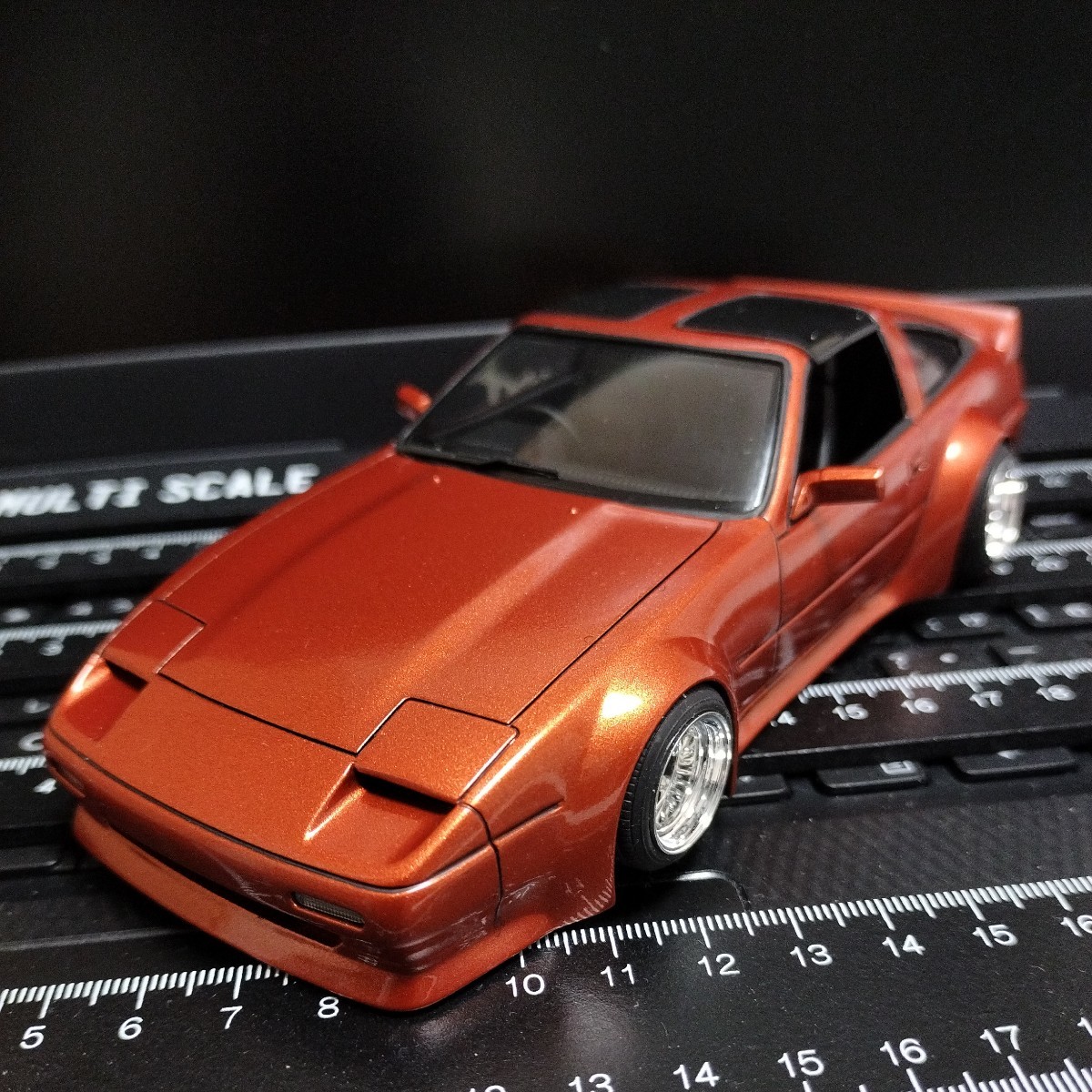 アオシマ 完成品 1/24 グラチャン 街道レーサー330 アオシマ プラモデル 日産330セドリック 完成品 街道レーサー 旧車會