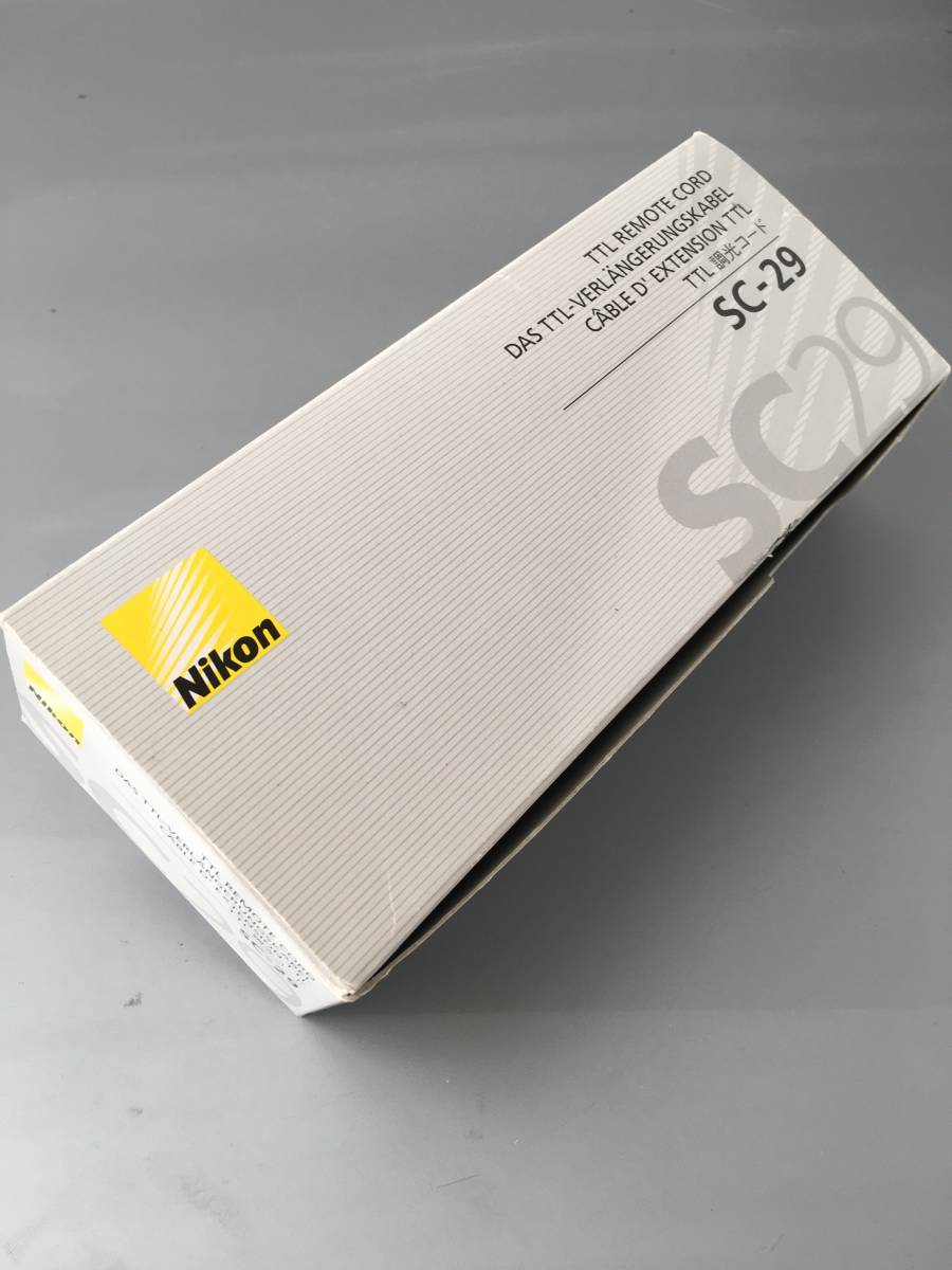 【未使用】【未使用品】 Nikon SC29 ニコン純正 TTL調光コード SC29（スピードライト用）使用説明書・元箱付属 ☆送料無料☆