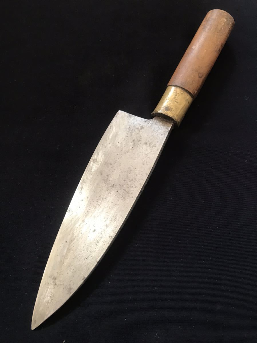 出刃包丁　府中一則　金10鍛造 出刃包丁 府中一則 金10鍛造