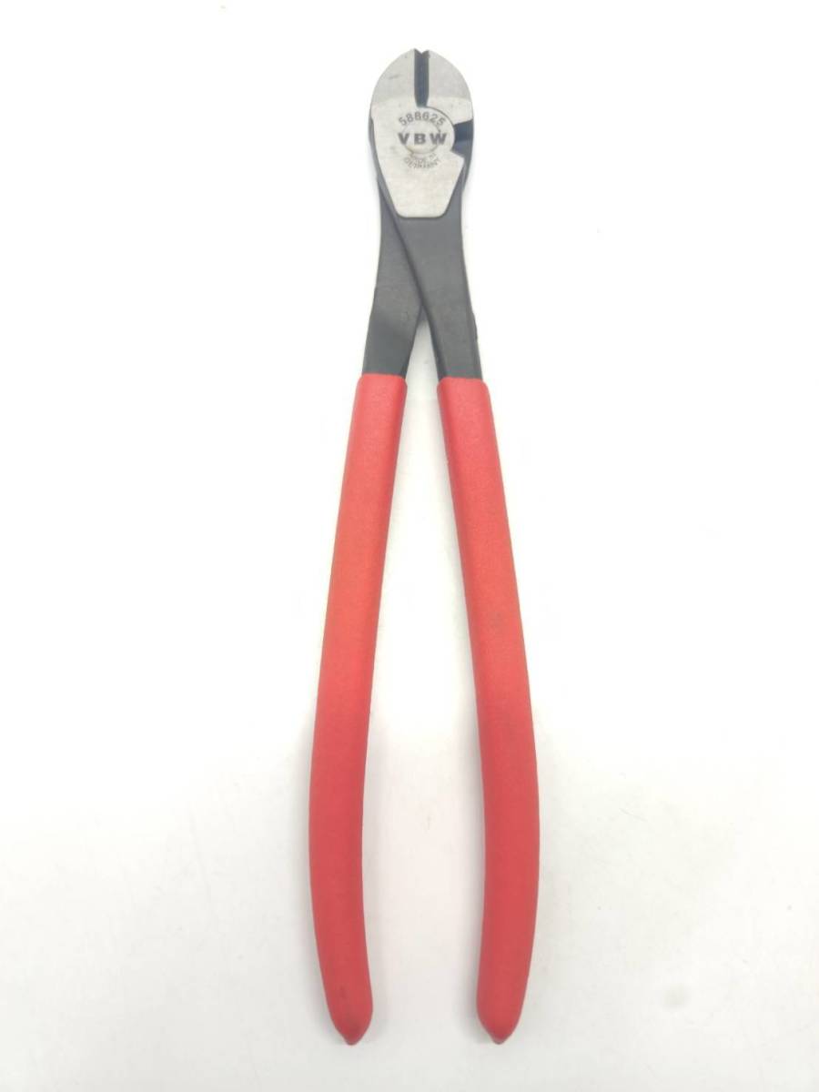 【やや傷や汚れあり】送料無料g26016 VBW Heavy duty side cutters 588625 サイドカッター ニッパー 手工