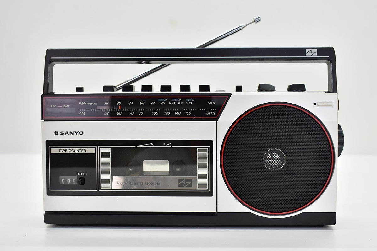 【傷や汚れあり】SANYO MRA7 ラジカセ[サンヨー][ラジオカセットレコーダー][RADIO CASSETTE RECORDER