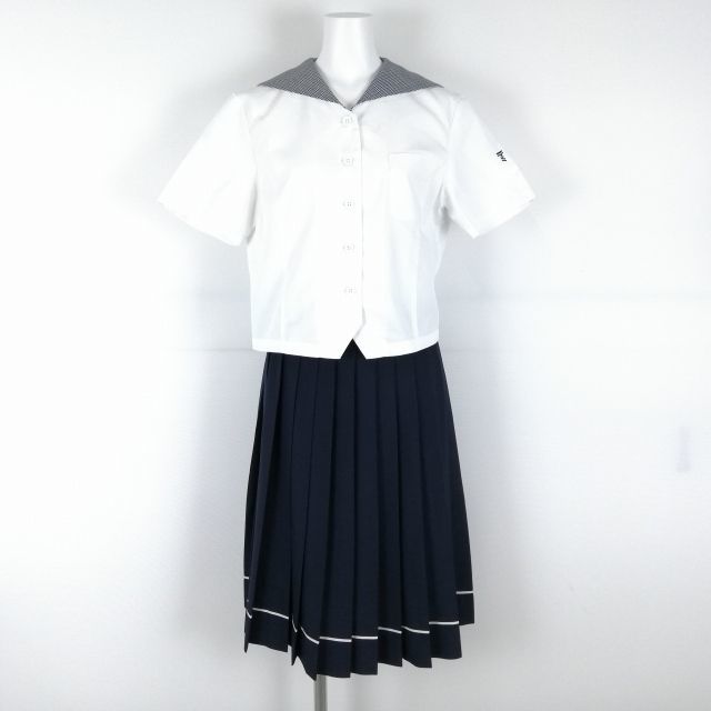 値下げ】ha|za|ma 倒れ込ん 大人に向けたセーラー服 上下 グレー