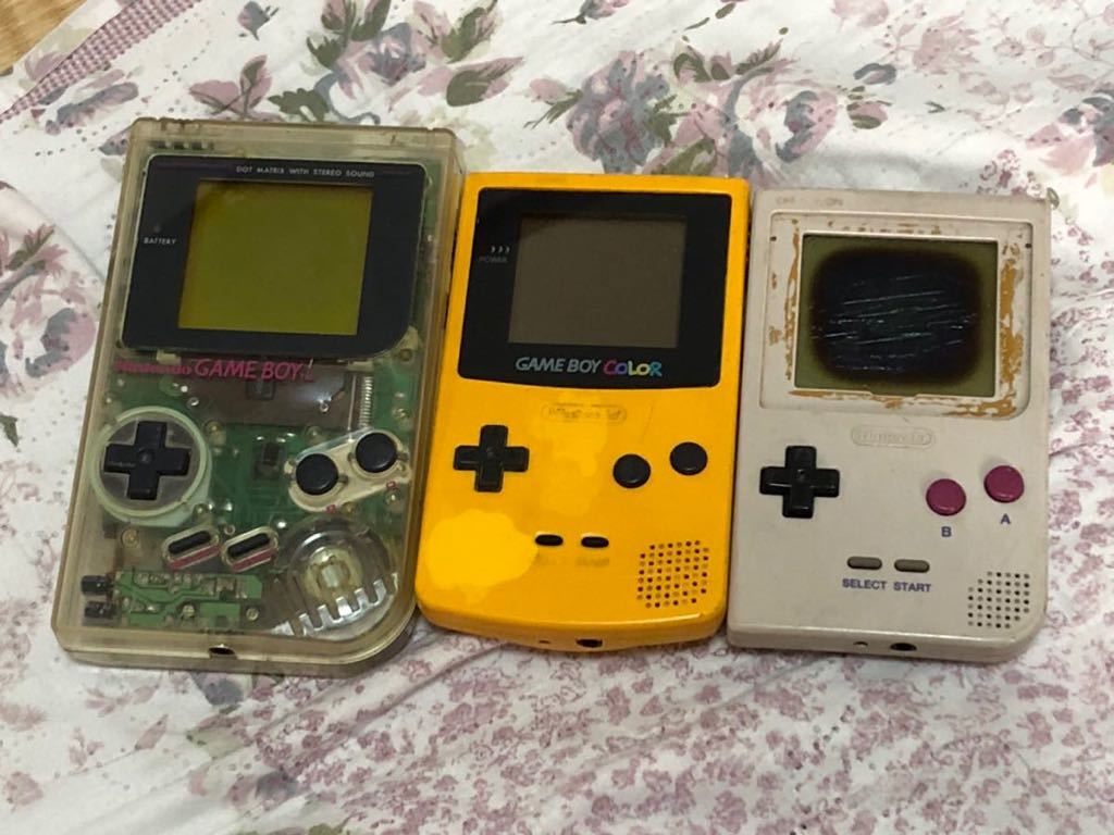 ゲームボーイ 初代・ポケット・カラー ３台セット ジャンク品 初代ゲームボーイ ジャンク セット