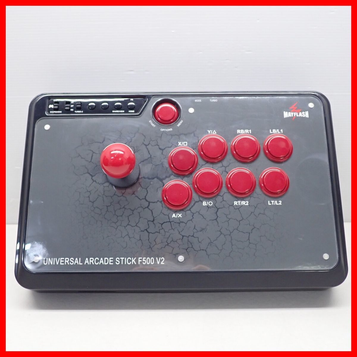Universal Arcade Fight Stick Für Switch, PC, PS3 | Kabelgebundener Joystick In Schwarz-Rot