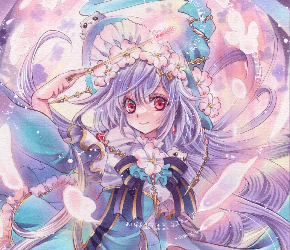 オリジナル手描きイラスト「少女」