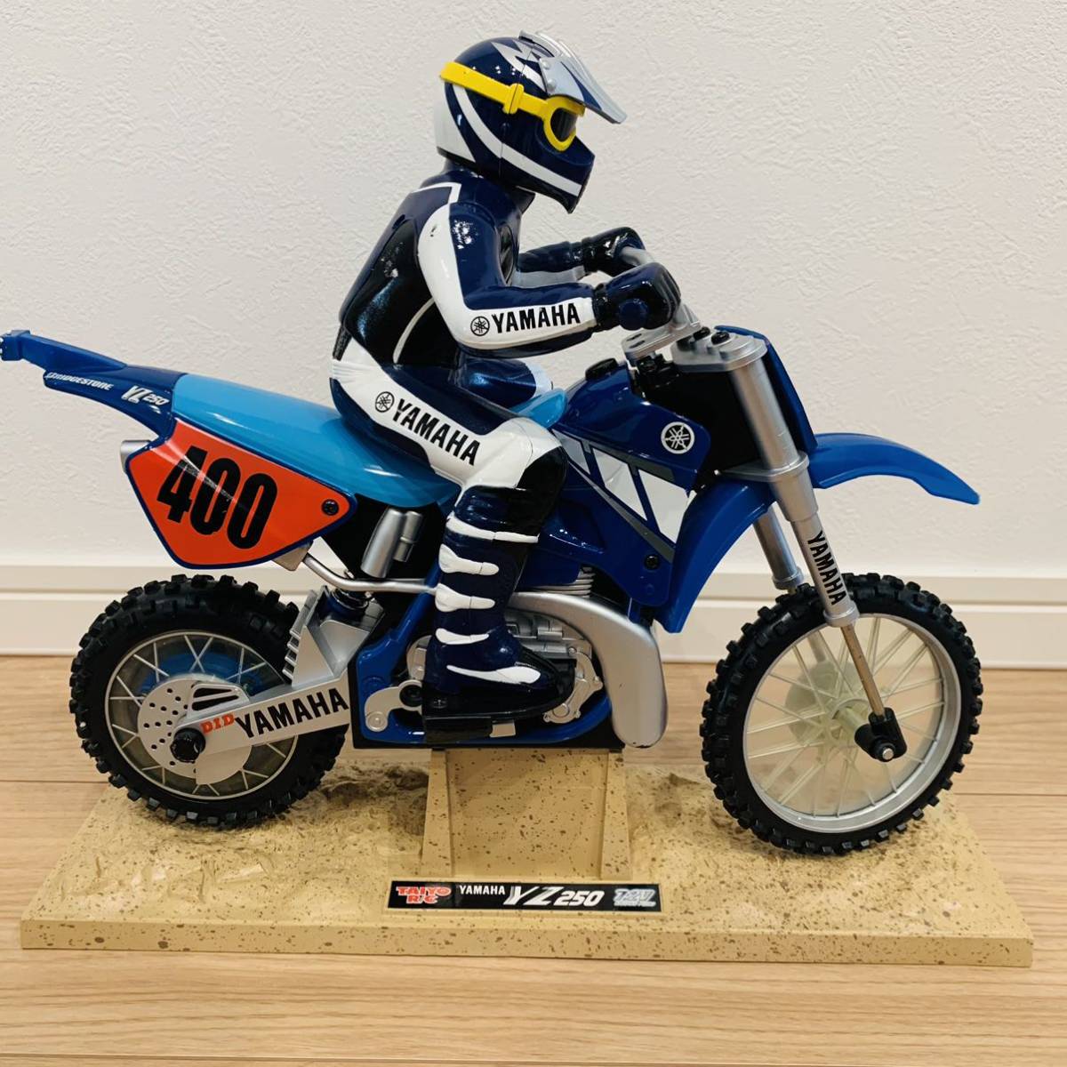 やや傷や汚れあり】当時物 箱付き 動作未確認 TAIYO R/C YAMAHA 1/8