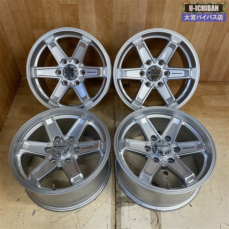 やや傷や汚れあり】weds ウェッズ キーラータクティクス 17インチ 8.0J