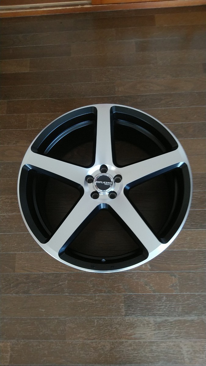 BRAVO RACING 20インチ 8.5J 9.5J ブラック コンケイブ