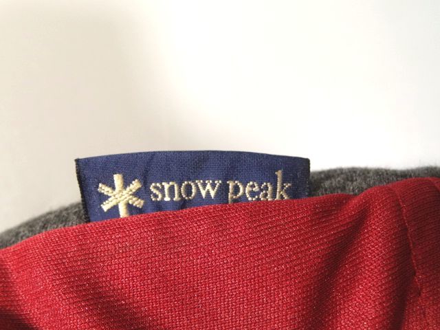 やや傷や汚れあり】snow peak スノーピーク ローチェア ブランケット