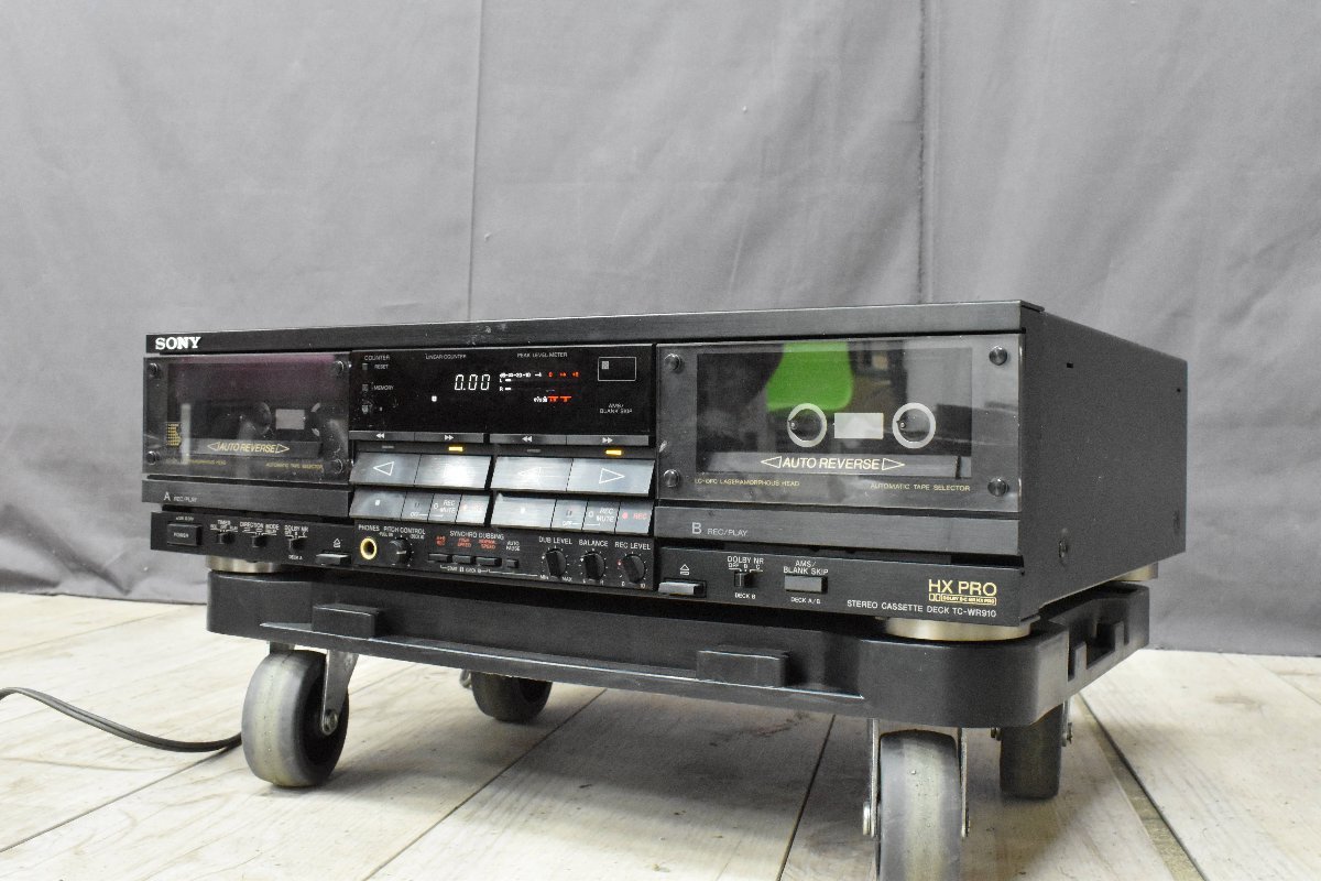 SONY カセットデッキ　TC-RX711 動作品　中古 Yahoo!オークション -「tc-rx711」の落札相場・落札価格