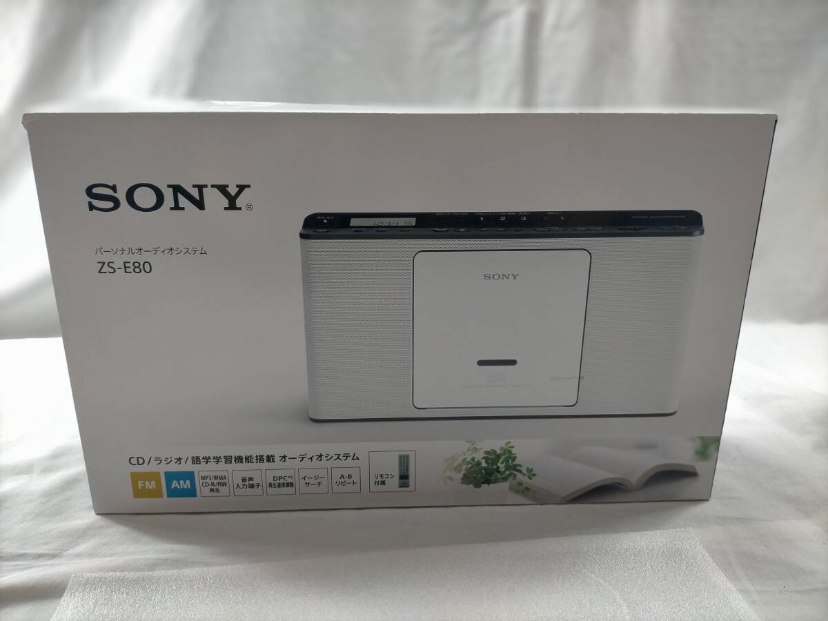 【目立った傷や汚れなし】勵亙【箱・リモコン付】SONY パーソナルオーディオシステム ZSE80 CDR/RW FM・AMラジオ