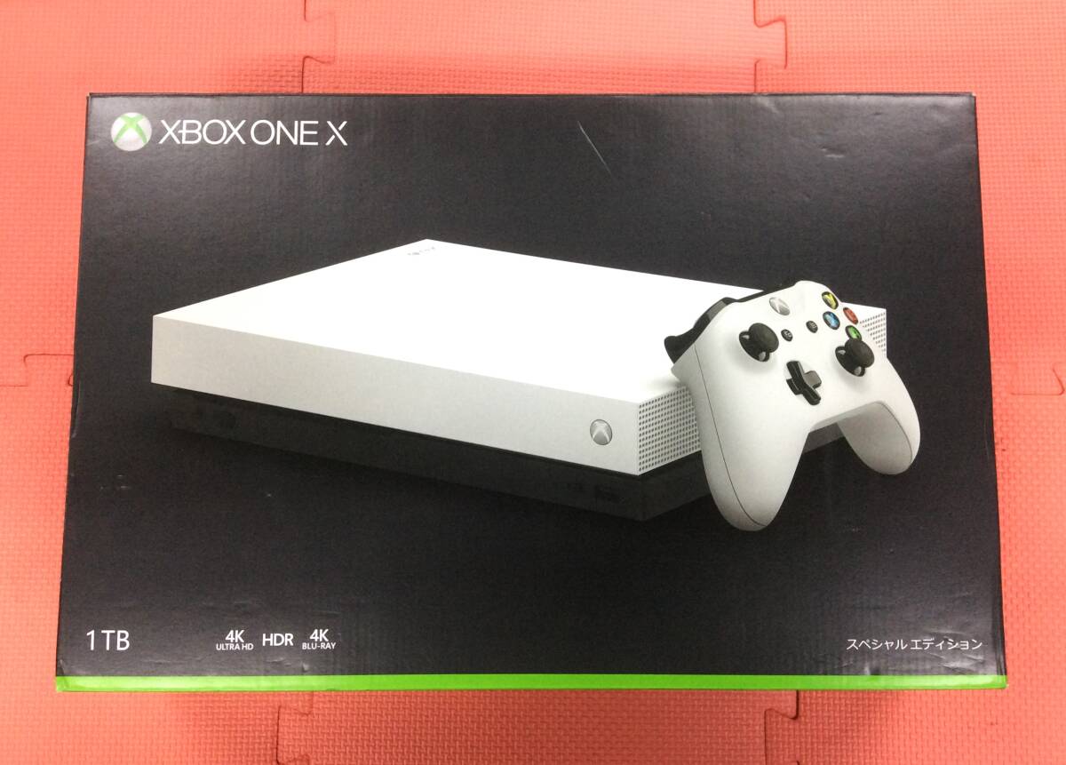 ☆ XBOX ONE X 1TB 本体 ☆Microsoft マイクロソフト 動作品 本体 電源 