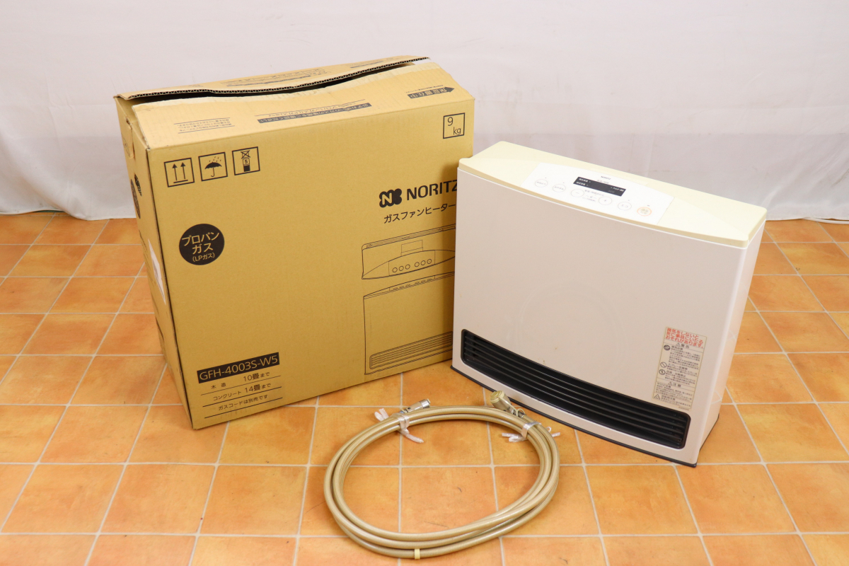 NORITZ ガスファンヒーター GFH-4006S-W5（LPガス用） ノーリツ ガス