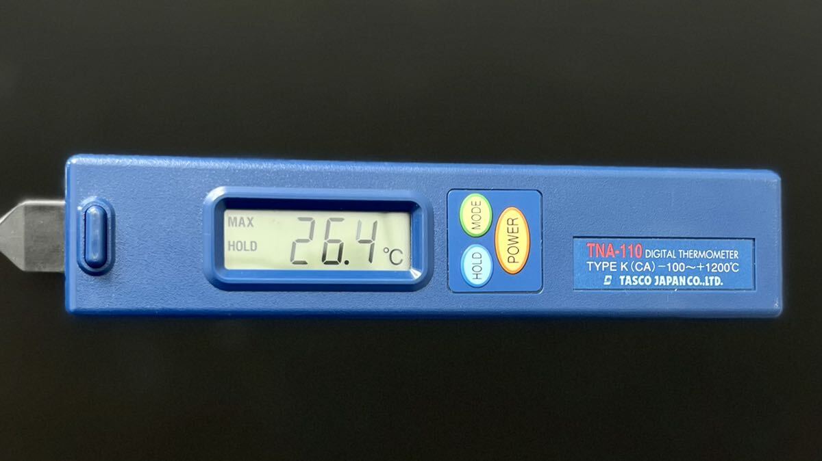 TASCOのデジタルサーモネーター TNA-110 やや傷や汚れあり】動作 TASCOのデジタルサーモネーター TNA-110 やや傷や汚れあり】動作