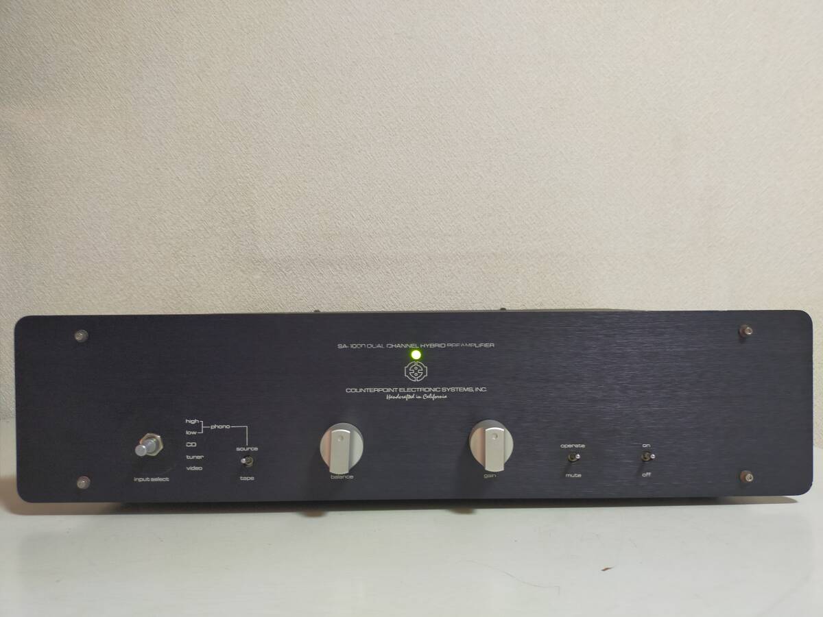 Counterpoint SA-1000 カウンターポイント SA-1000 Counterpoint SA-1000 カウンターポイント SA-1000