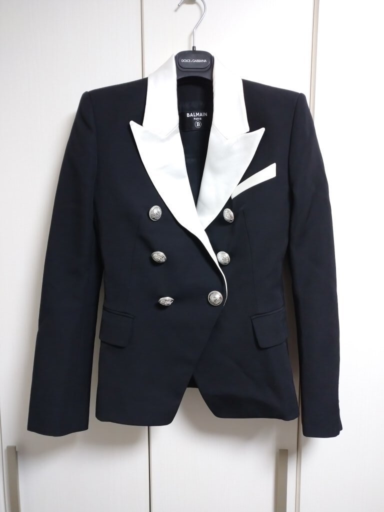 BALMAIN ダブルブレステッドブレザーコート BALMAIN ダブルブレステッドブレザーコート