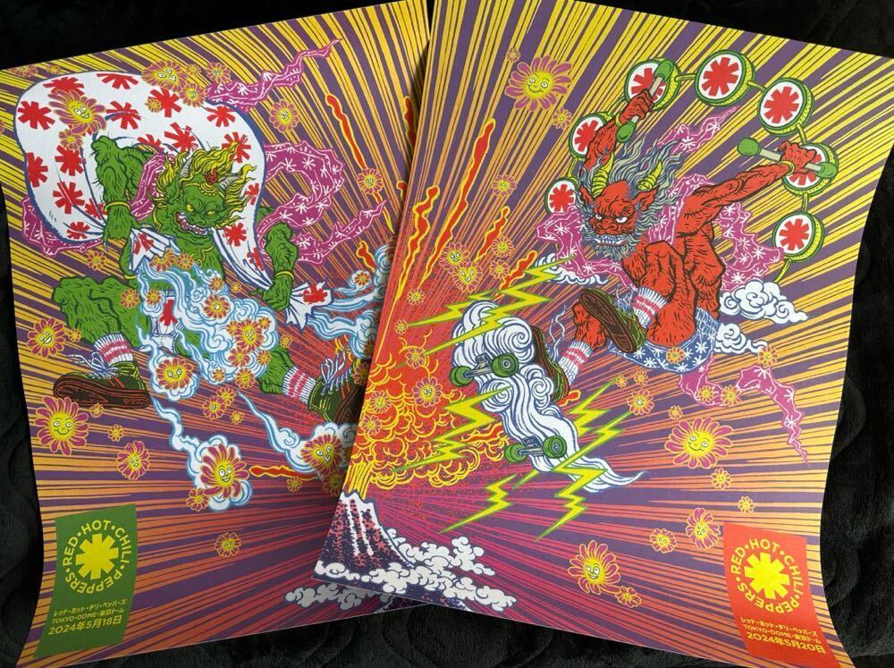 レッチリ リトグラフ 2種セット Red Hot Chili Peppers Red Hot Chili