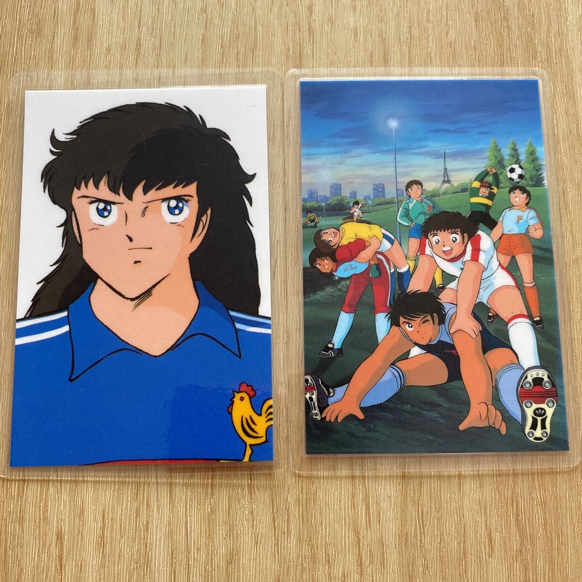 新キャプテン翼 カード 日向小次郎 大空翼 2枚セット バンダイ 1992