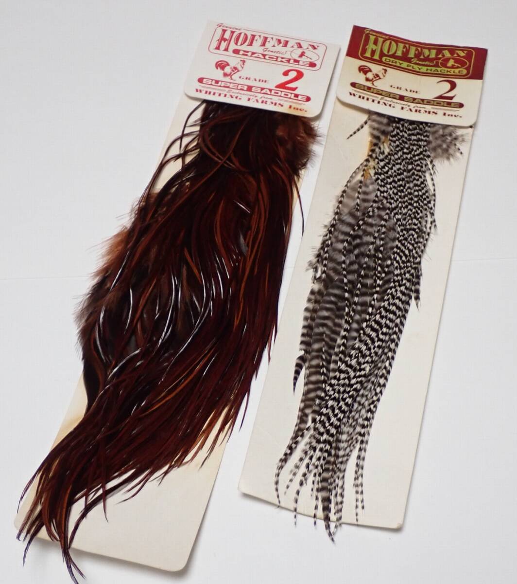 目立った傷や汚れなし】【ホフマン/HOFFMAN】 コックサドル・ハックル