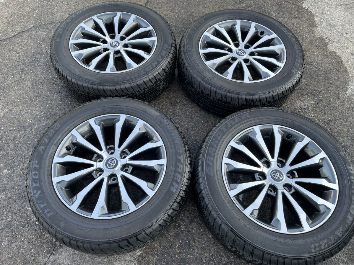 ランドクルーザー プラド 後期 純正 ダンロップ AT23 265/55R19 ランドクルーザー プラド 後期 純正 ダンロップ AT23 265/55R19